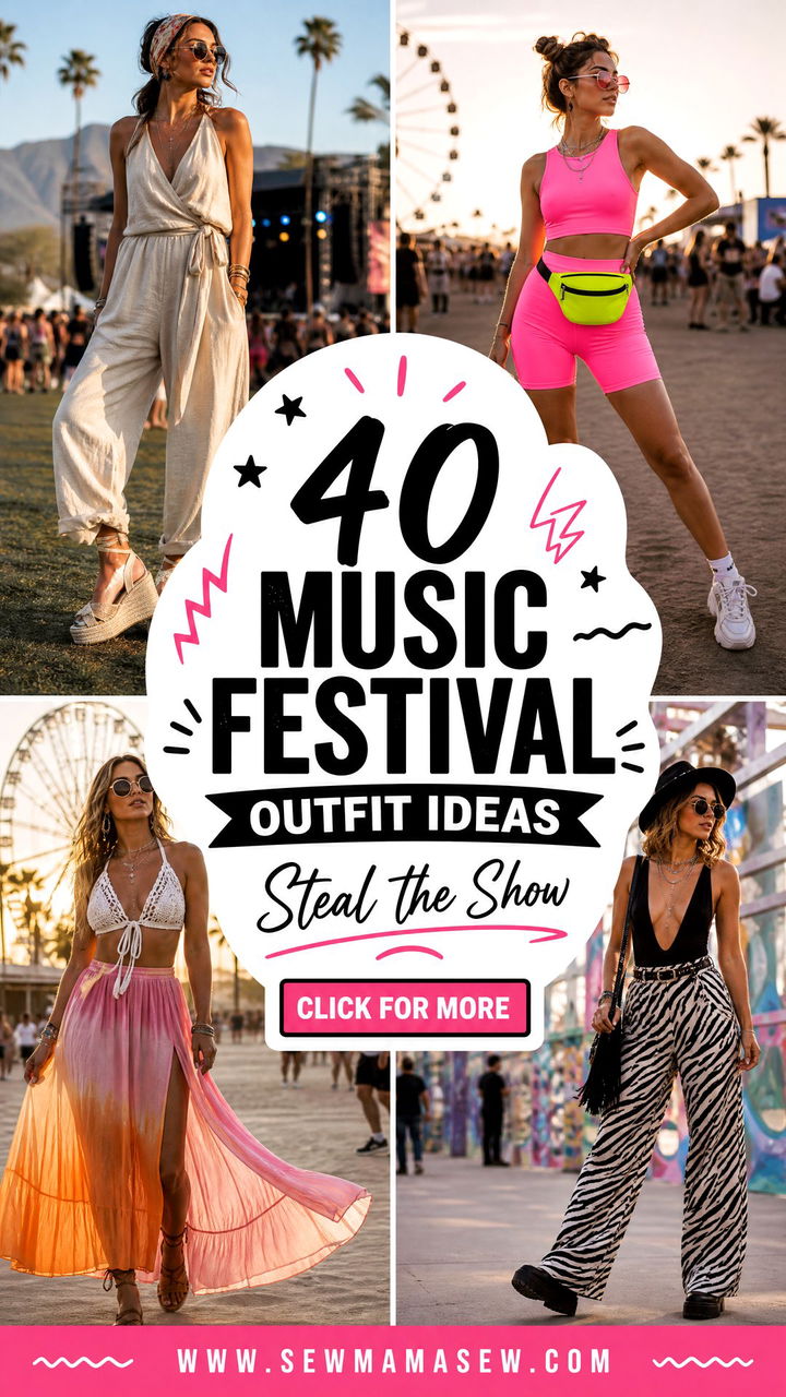 40 Music Festival Outfit Ideas to Steal the Show - 40 Music Festival Outfit Ideas to Steal the Show