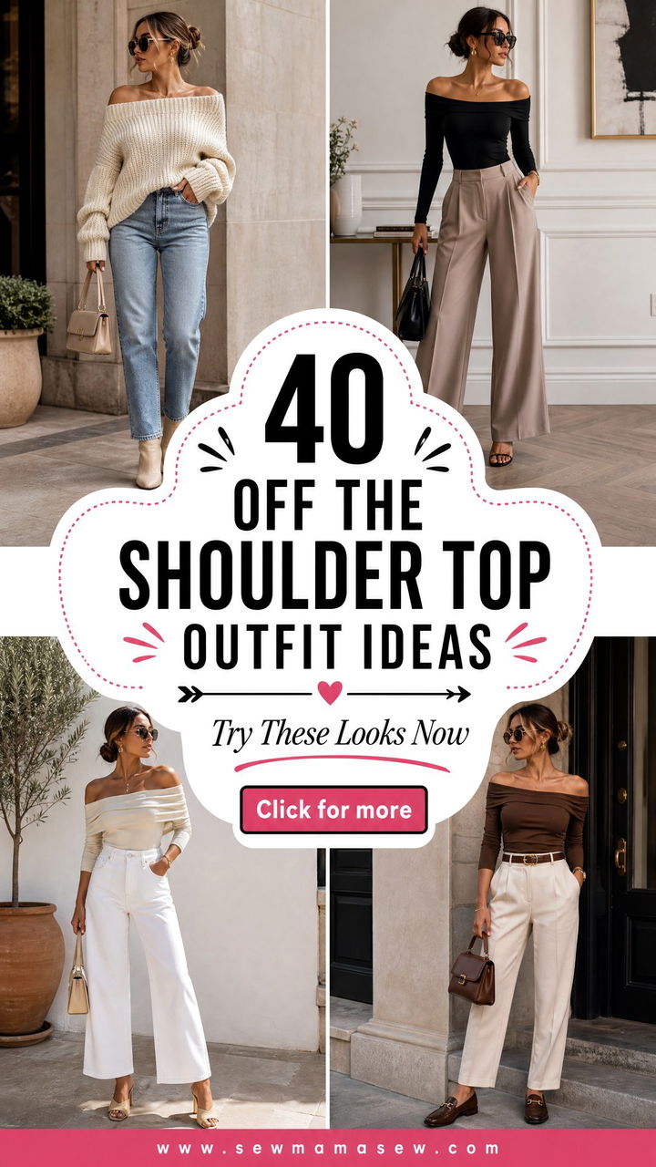 40 Off the Shoulder Top Outfit Ideas to Try Now - 40 Off the Shoulder Top Outfit Ideas to Try Now
