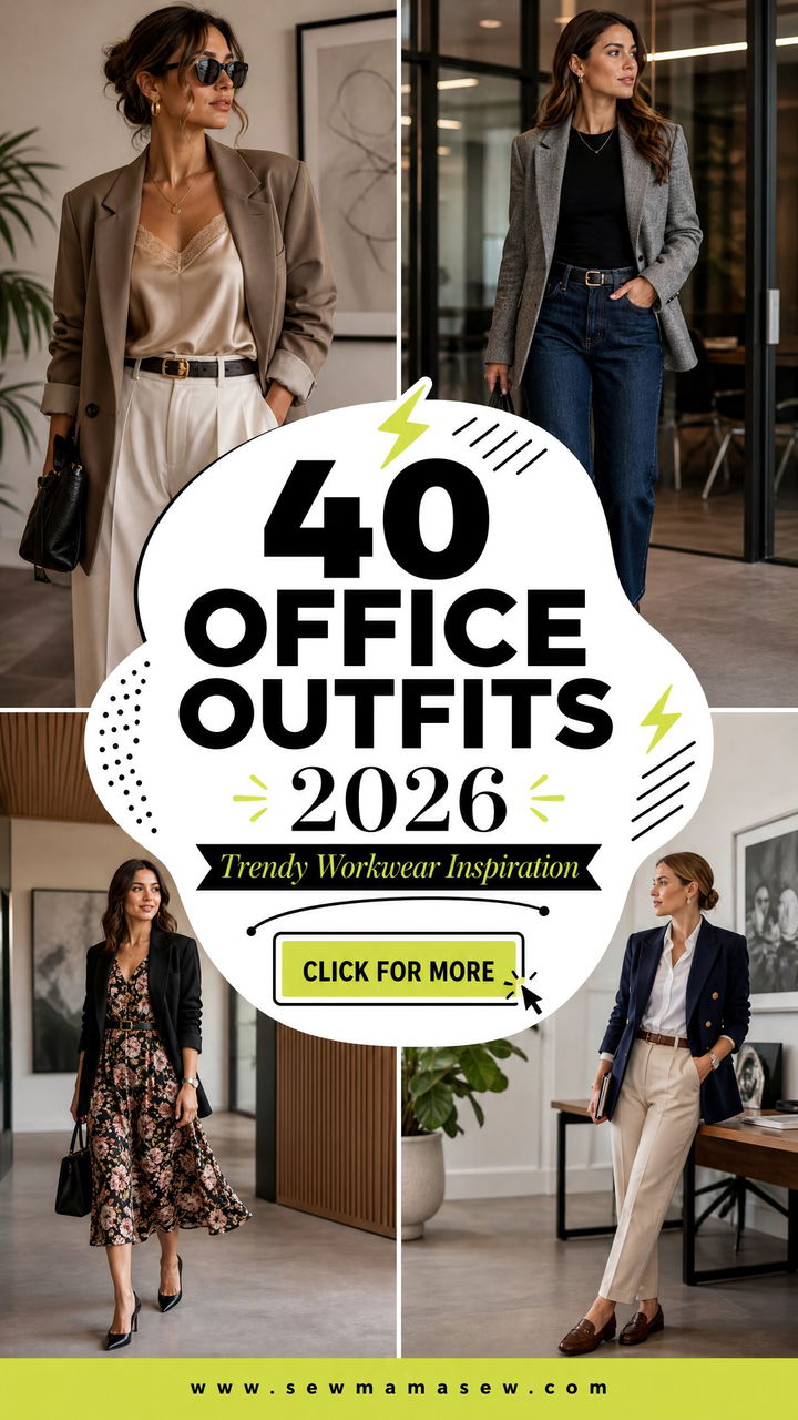 40 Office Outfits 2026 Trendy Workwear Inspiration - 40 Office Outfits 2026: Trendy Workwear Inspiration