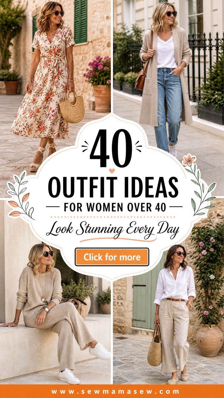 40 Outfit Ideas for Women Over 40 to Look Stunning - 40 Outfit Ideas for Women Over 40 to Look Stunning