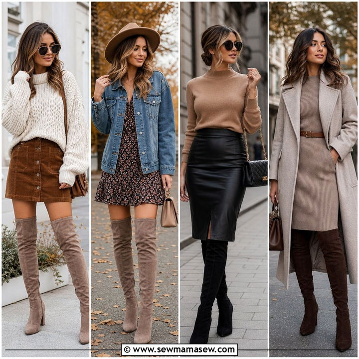 40 Over the Knee Boots Outfit Ideas for Bold Style