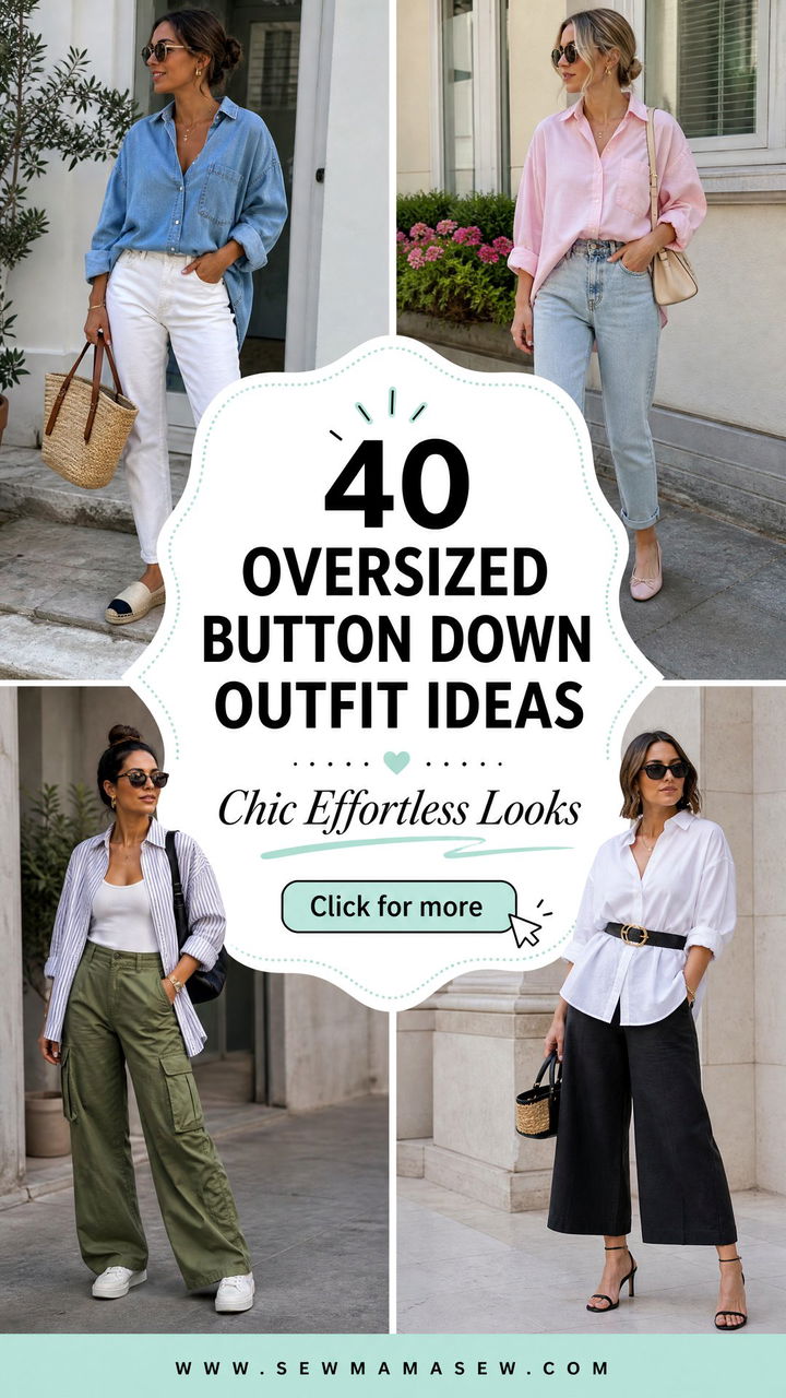 40 Oversized Button Down Outfit Ideas for Chic Style - 40 Oversized Button Down Outfit Ideas for Chic Style