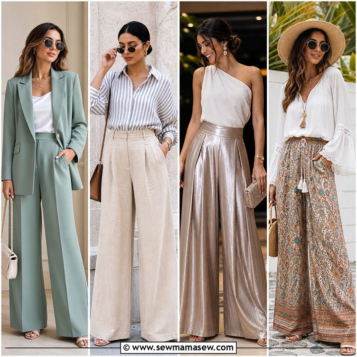40 Palazzo Pants Outfit Ideas for Chic Flowy Style