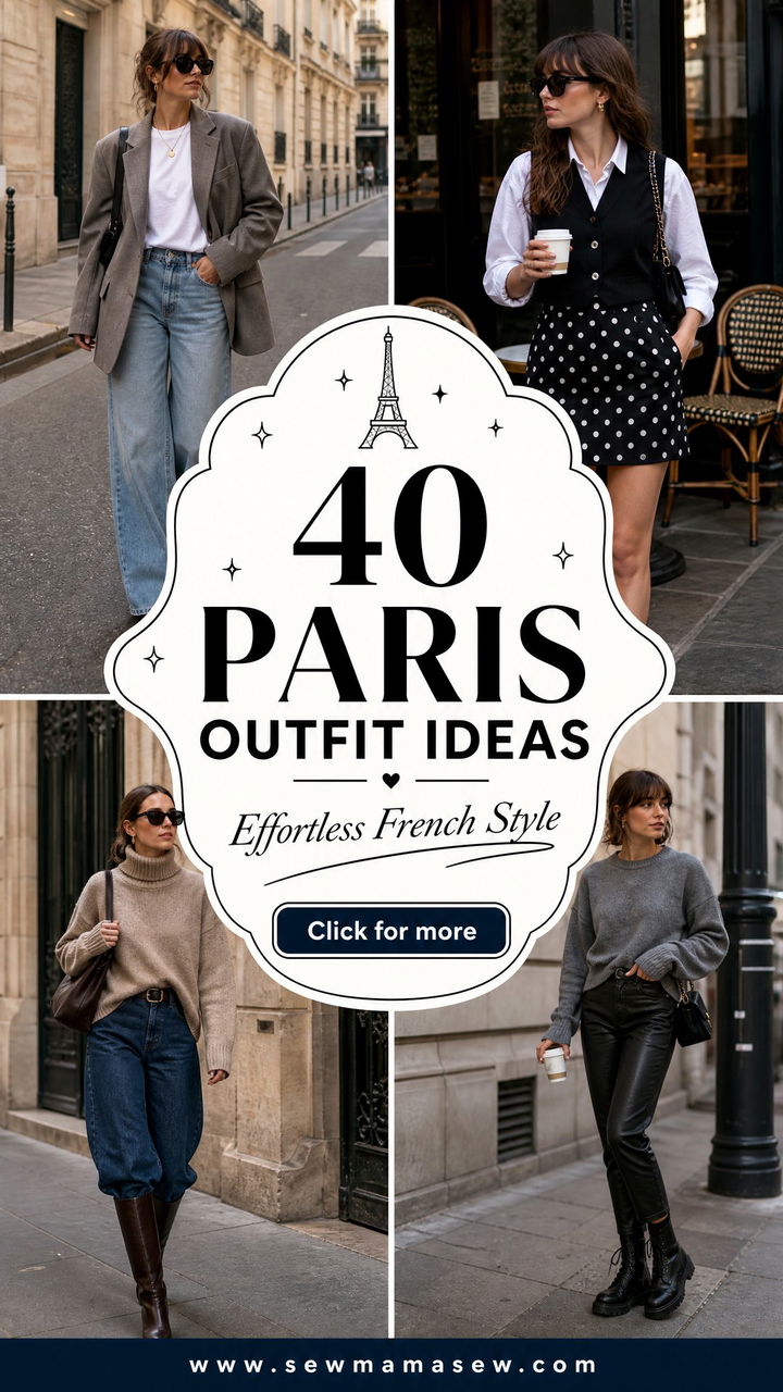 40 Paris Outfit Ideas for Effortless French Style - 40 Paris Outfit Ideas for Effortless French Style