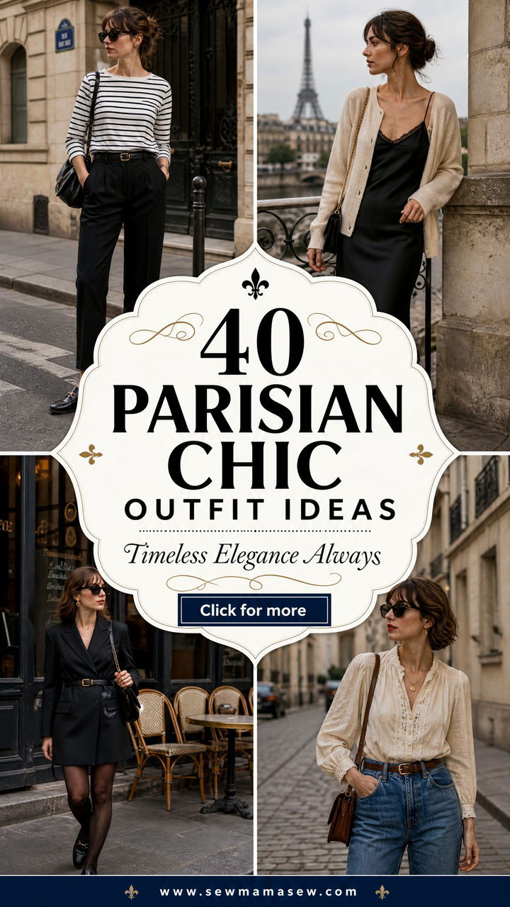 40 Parisian Chic Outfit Ideas for Timeless Elegance - 40 Parisian Chic Outfit Ideas for Timeless Elegance