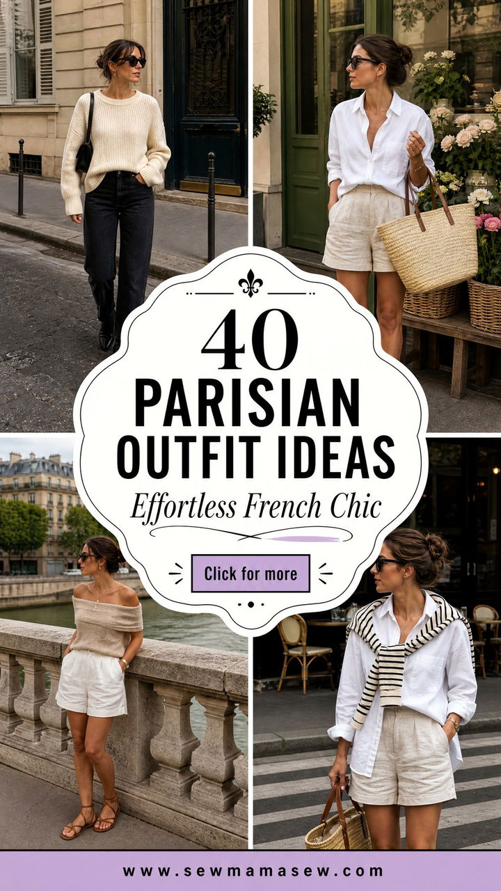 40 Parisian Outfit Ideas for Effortless French Chic - 40 Parisian Outfit Ideas for Effortless French Chic