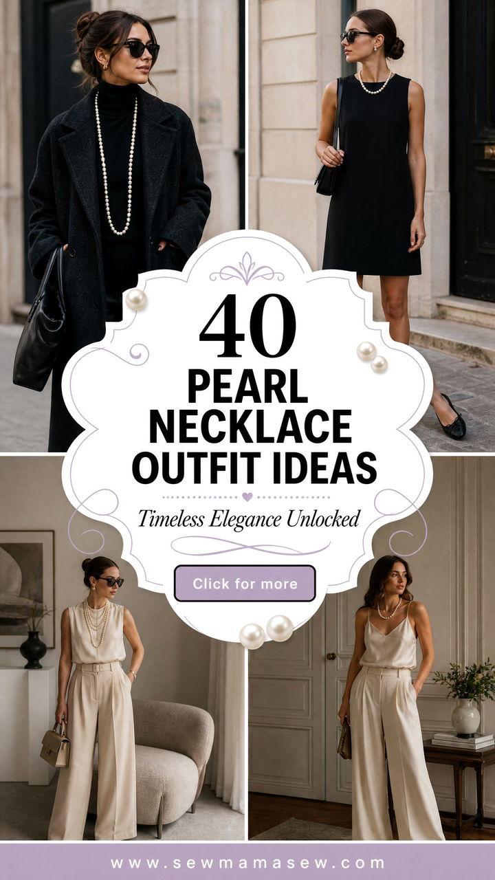 40 Pearl Necklace Outfit Ideas for Timeless Elegance - 40 Pearl Necklace Outfit Ideas for Timeless Elegance