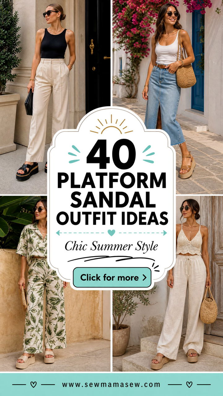 40 Platform Sandal Outfit Ideas for Chic Summer Style - 40 Platform Sandal Outfit Ideas for Chic Summer Style