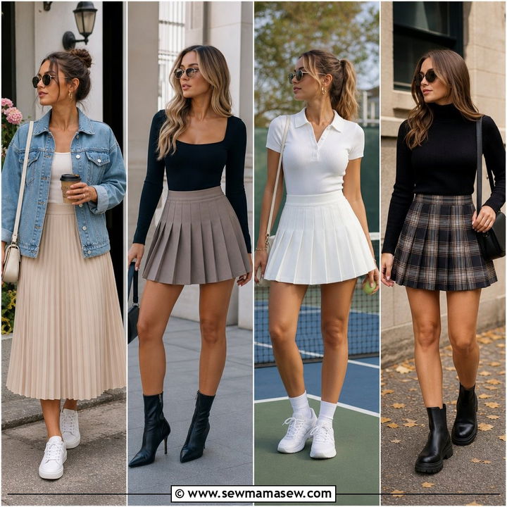 40 Pleated Skirt Outfit Ideas for Effortless Style