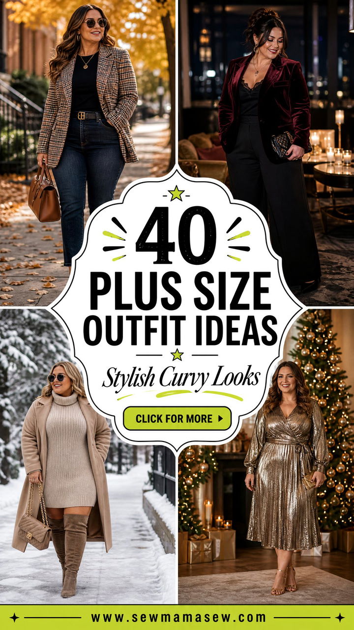 40 Plus Size Outfit Ideas for Stylish Curvy Looks - 40 Plus Size Outfit Ideas for Stylish Curvy Looks