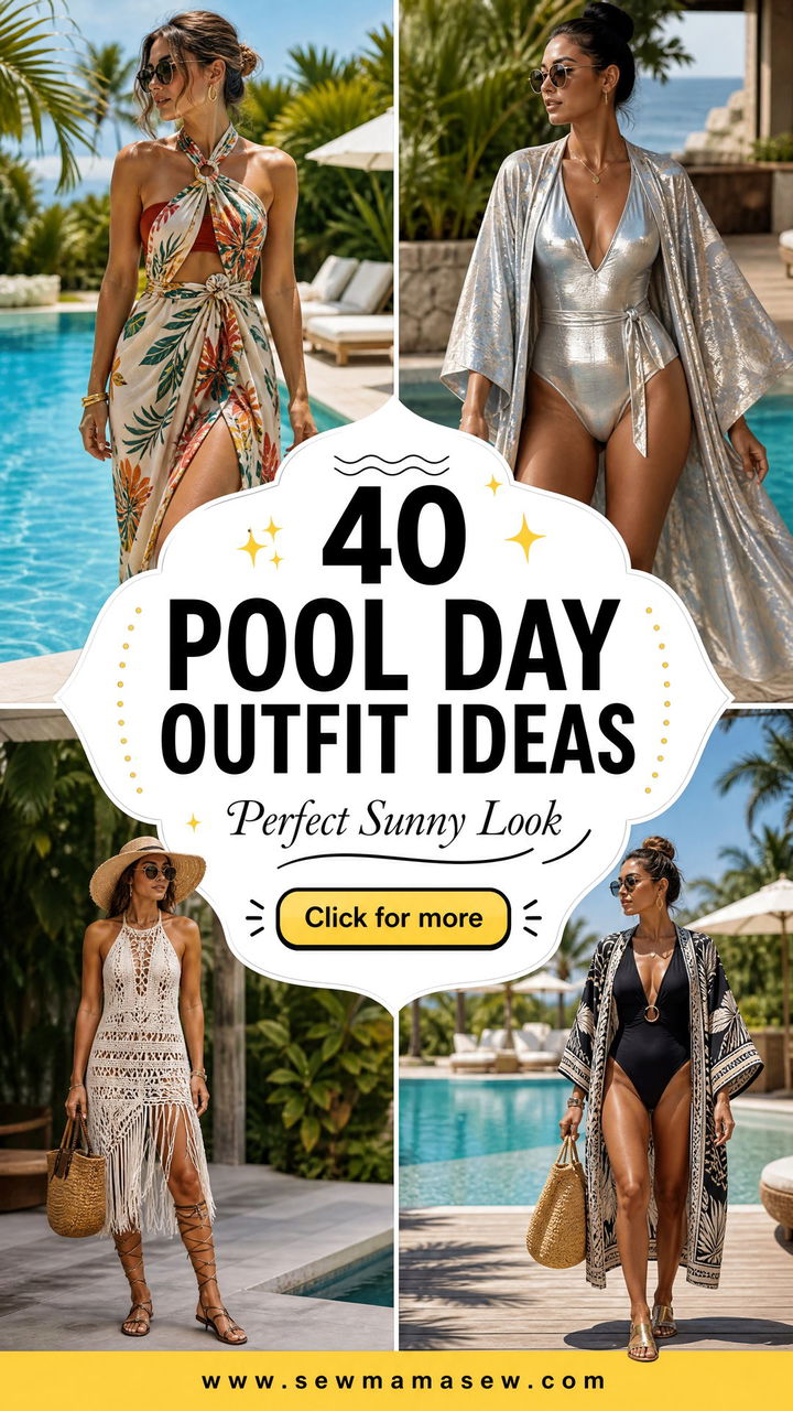 40 Pool Day Outfit Ideas for the Perfect Sunny Look - 40 Pool Day Outfit Ideas for the Perfect Sunny Look