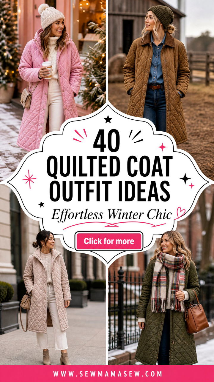 40 Quilted Coat Outfit Ideas for Effortless Winter Chic - 40 Quilted Coat Outfit Ideas for Effortless Winter Chic