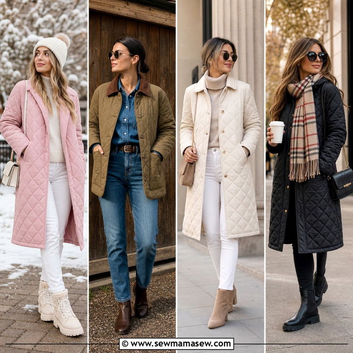 40 Quilted Coat Outfit Ideas for Effortless Winter Chic
