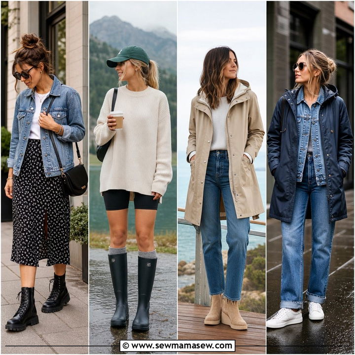 40 Rainy Day Outfits That Are Cute and Practical