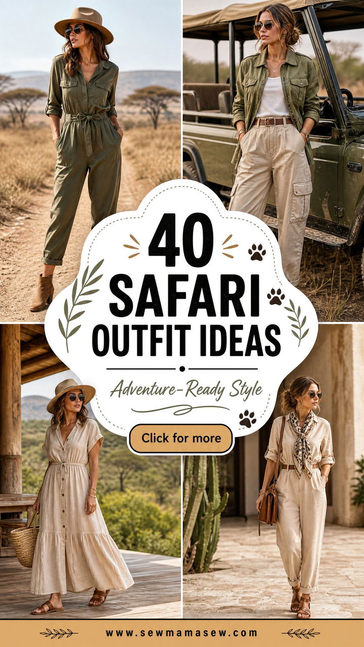 40 Safari Outfit Ideas for Your Adventure-Ready Style - 40 Safari Outfit Ideas for Your Adventure-Ready Style