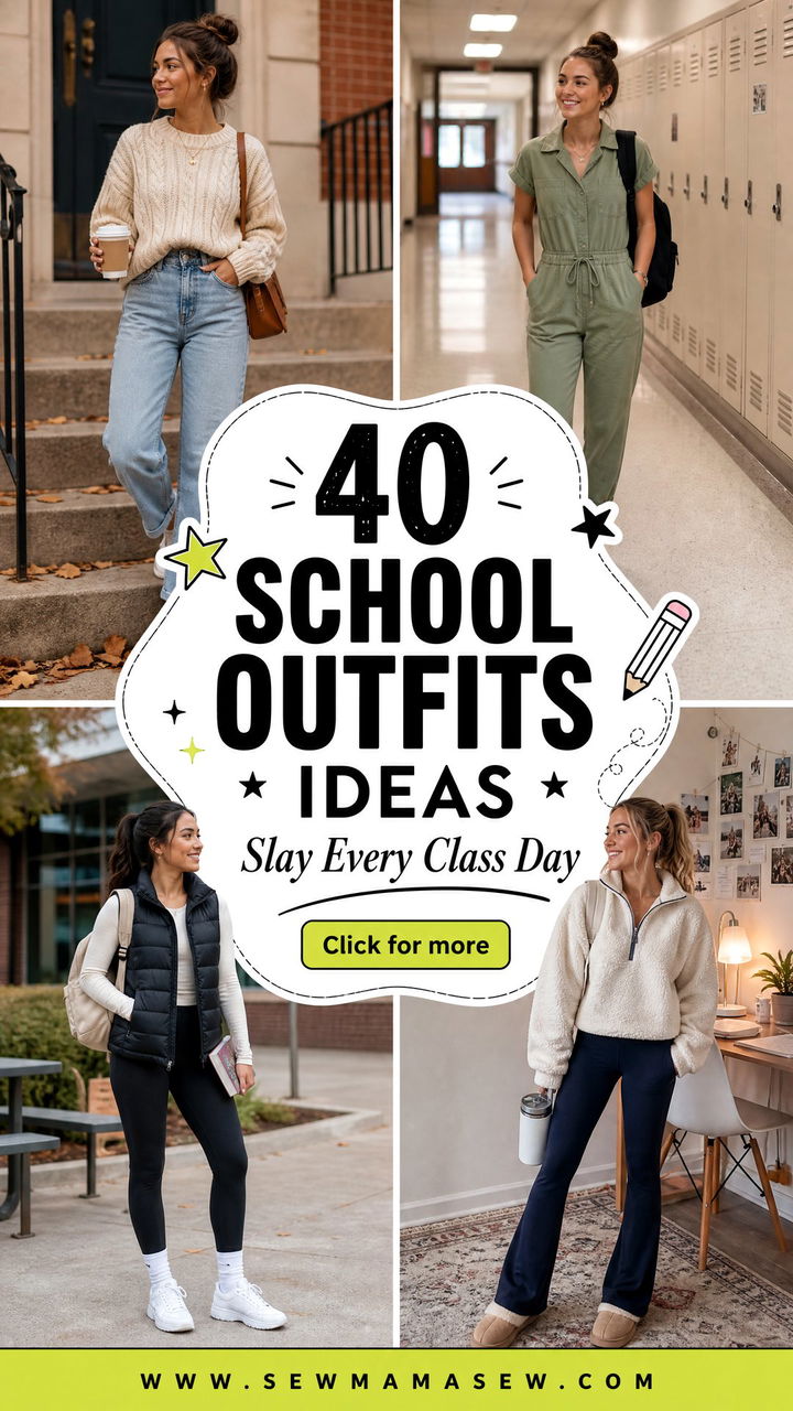 40 School Outfits Ideas to Slay Every Class Day - 40 School Outfits Ideas to Slay Every Class Day