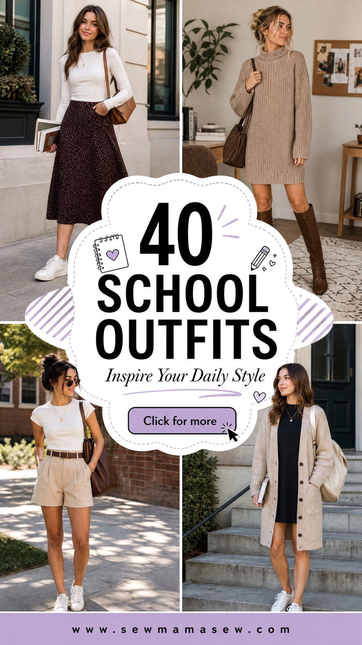 40 School Outfits to Inspire Your Daily Style - 40 School Outfits to Inspire Your Daily Style