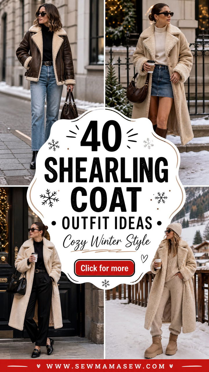 40 Shearling Coat Outfit Ideas for Cozy Winter Style - 40 Shearling Coat Outfit Ideas for Cozy Winter Style