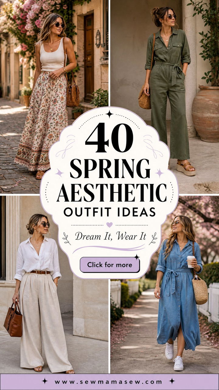 40 Spring Aesthetic Outfit Ideas for a Dreamy Style - 40 Spring Aesthetic Outfit Ideas for a Dreamy Style