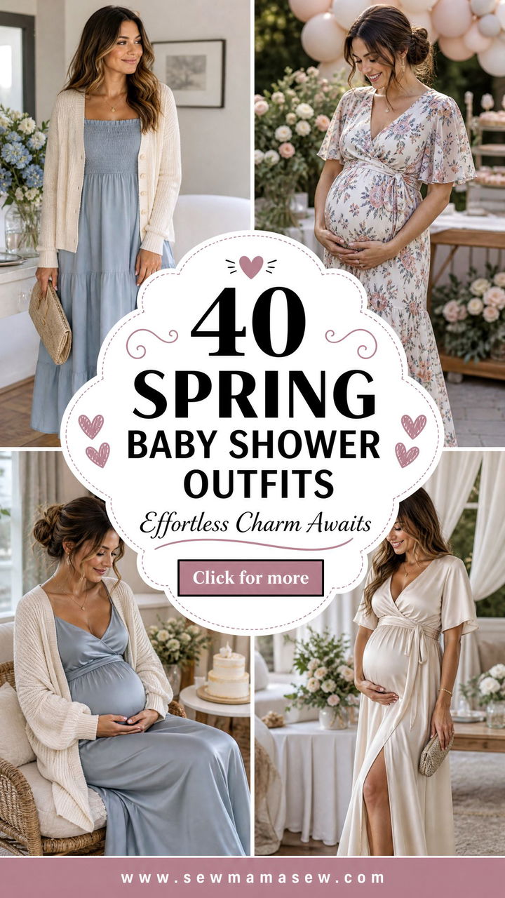 40 Spring Baby Shower Outfits for Effortless Charm - 40 Spring Baby Shower Outfits for Effortless Charm