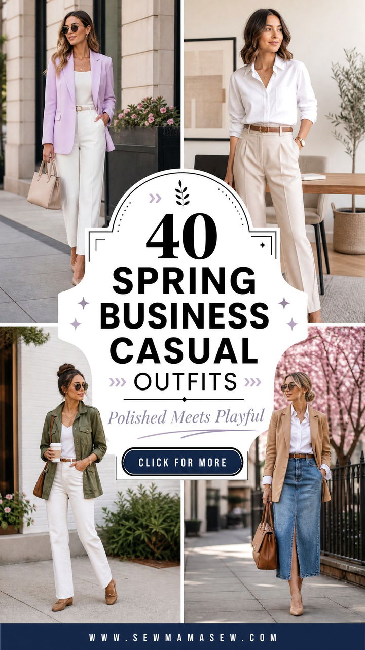 40 Spring Business Casual Outfits for Polished Style - 40 Spring Business Casual Outfits for Polished Style