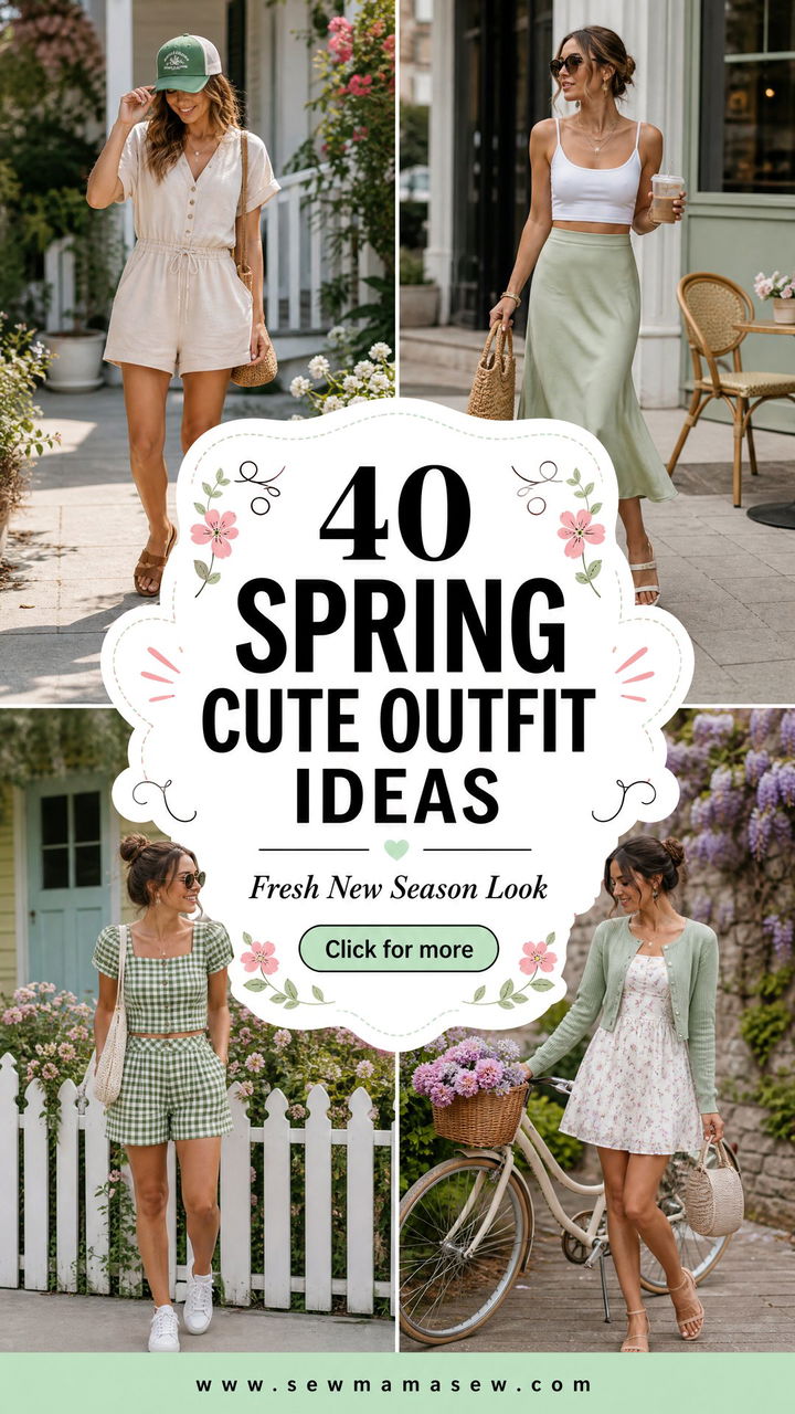 40 Spring Cute Outfit Ideas for a Fresh New Look - 40 Spring Cute Outfit Ideas for a Fresh New Look