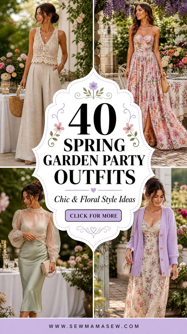 40 Spring Garden Party Outfits Chic and Floral Style Ideas - 40 Spring Garden Party Outfits: Chic & Floral Style Ideas