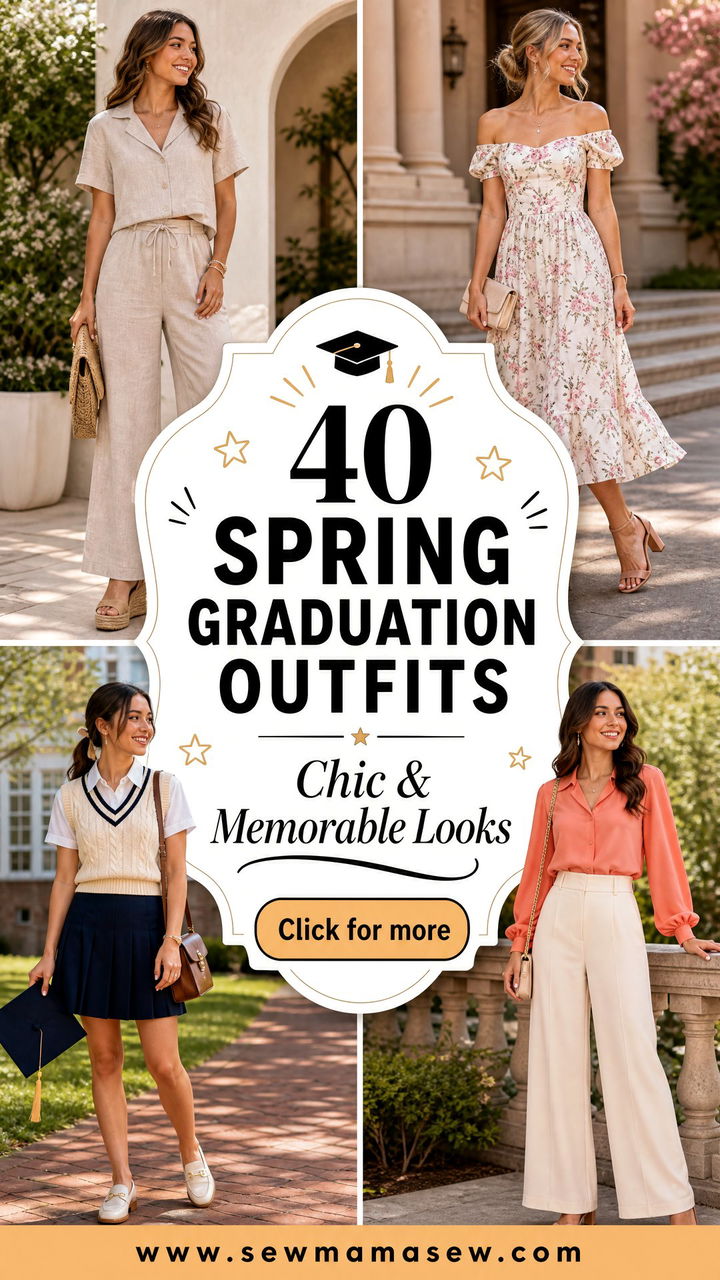 40 Spring Graduation Outfits Chic and Memorable Looks - 40 Spring Graduation Outfits: Chic & Memorable Looks