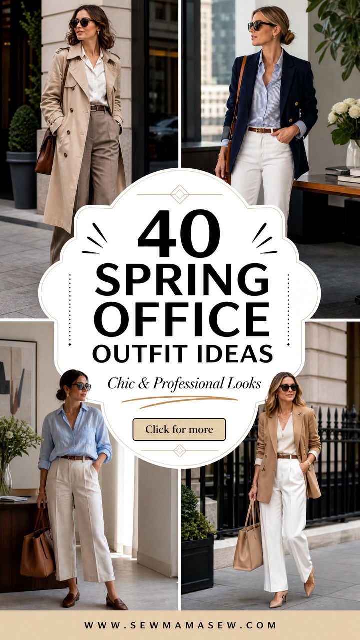 40 Spring Office Outfit Ideas Chic and Professional Looks - 40 Spring Office Outfit Ideas: Chic & Professional Looks