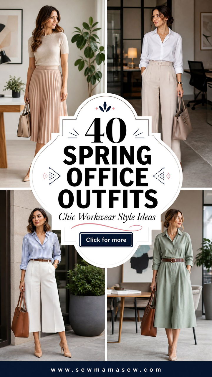 40 Spring Office Outfits Chic Workwear Style Ideas - 40 Spring Office Outfits: Chic Workwear Style Ideas