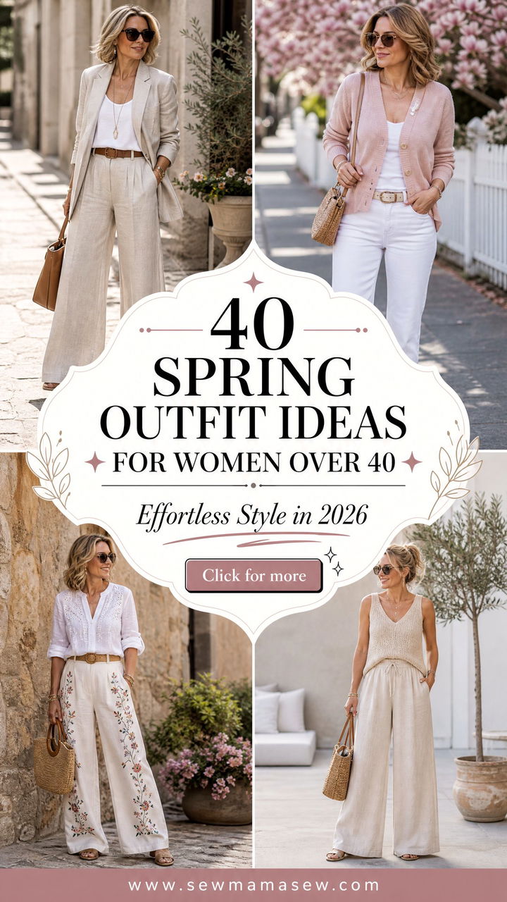 40 Spring Outfit Ideas for Women Over 40 in 2026 - 40 Spring Outfit Ideas for Women Over 40 in 2026