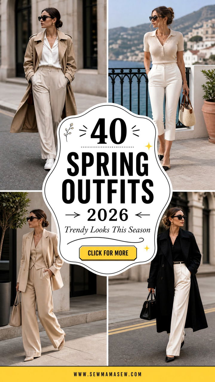 40 Spring Outfits 2026 Trendy Looks to Wear This Season - 40 Spring Outfits 2026: Trendy Looks to Wear This Season