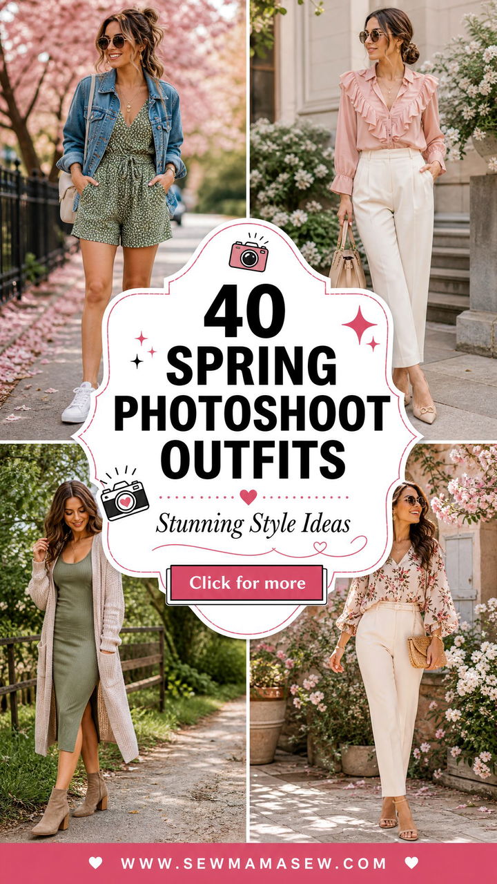 40 Spring Photoshoot Outfits Stunning Style Ideas - 40 Spring Photoshoot Outfits: Stunning Style Ideas