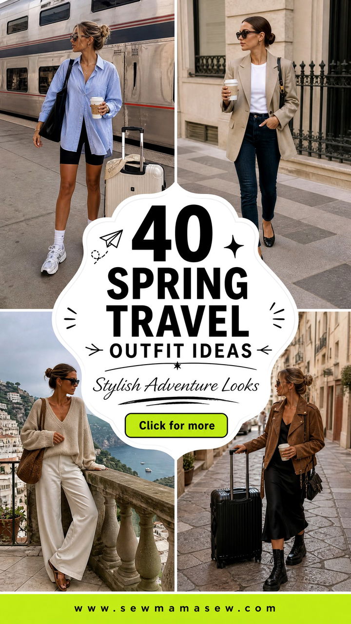 40 Spring Travel Outfit Ideas for Stylish Adventures - 40 Spring Travel Outfit Ideas for Stylish Adventures