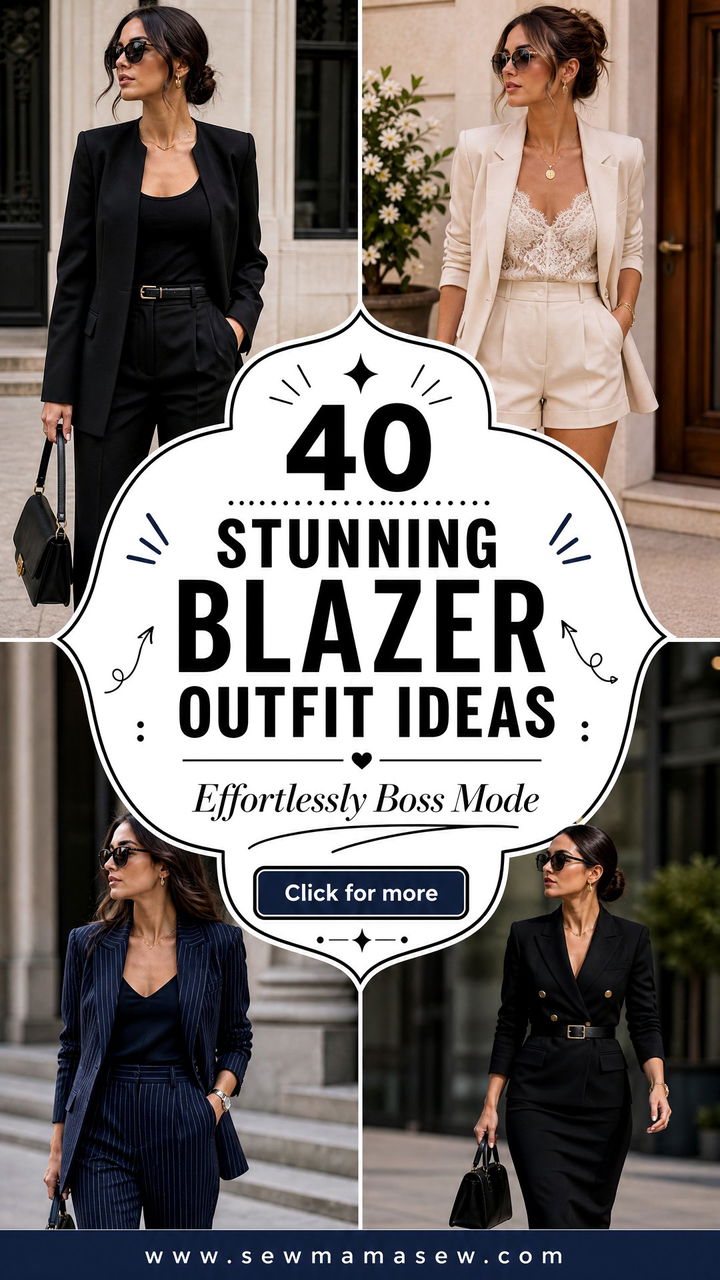 40 Stunning Blazer Outfit Ideas for Women to Try Now - 40 Stunning Blazer Outfit Ideas for Women to Try Now