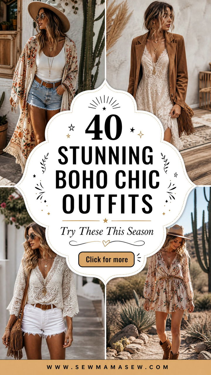 40 Stunning Boho Chic Outfits to Try This Season - 40 Stunning Boho Chic Outfits to Try This Season