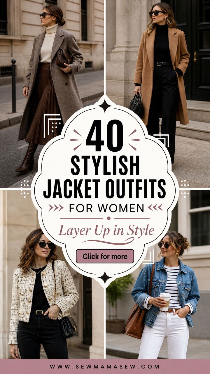 40 Stylish Jacket Outfits for Women to Try This Year - 40 Stylish Jacket Outfits for Women to Try This Year
