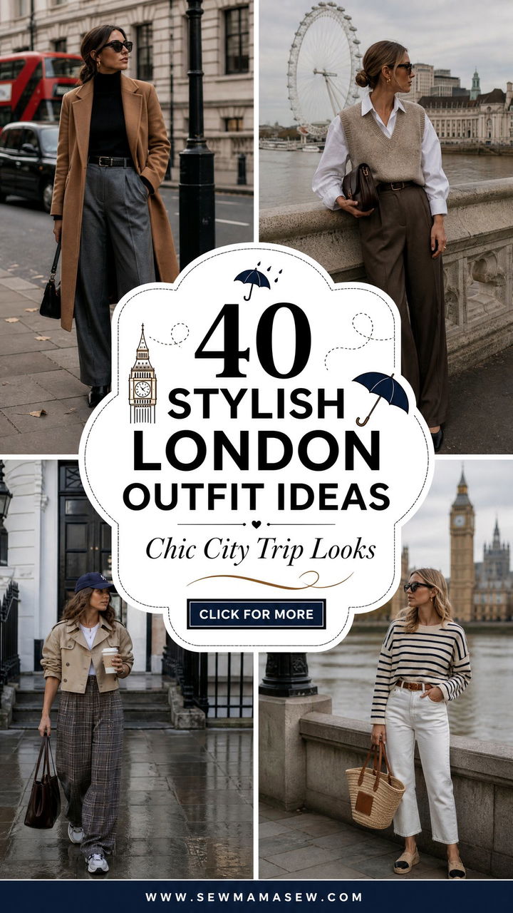 40 Stylish London Outfit Ideas for Your City Trip - 40 Stylish London Outfit Ideas for Your City Trip