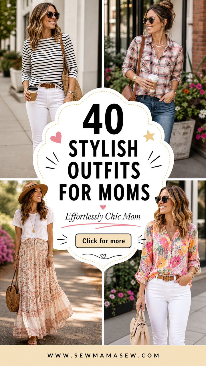 40 Stylish Outfits for Moms to Look Effortlessly Chic - 40 Stylish Outfits for Moms to Look Effortlessly Chic