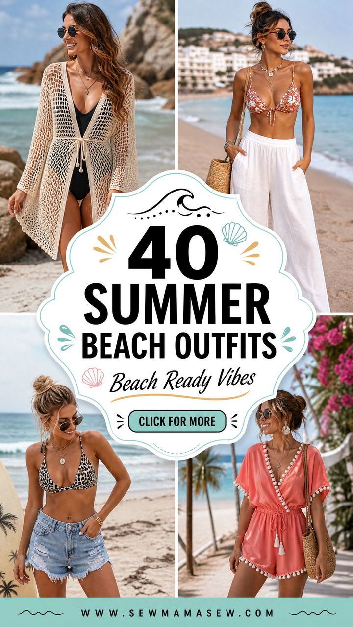 40 Summer Beach Outfits for Effortless Seaside Style - 40 Summer Beach Outfits for Effortless Seaside Style