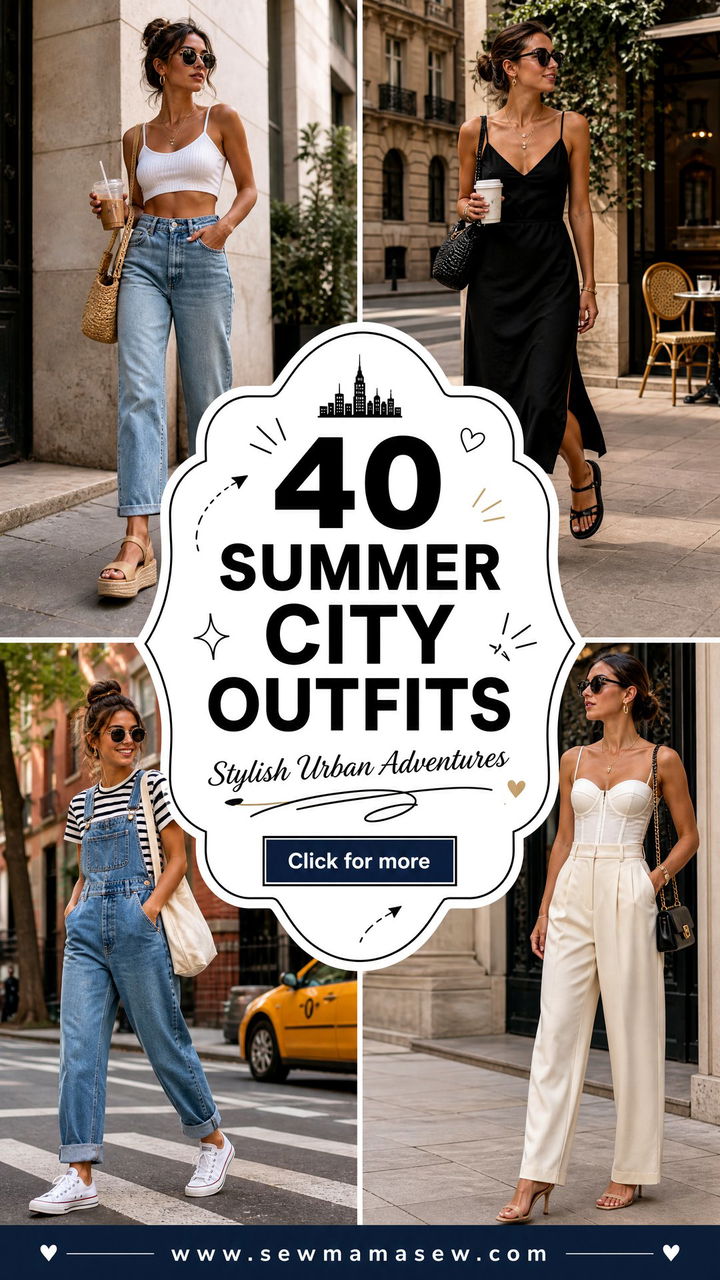 40 Summer City Outfits for Stylish Urban Adventures - 40 Summer City Outfits for Stylish Urban Adventures