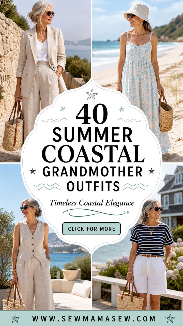 40 Summer Coastal Grandmother Outfits for Timeless Style - 40 Summer Coastal Grandmother Outfits for Timeless Style