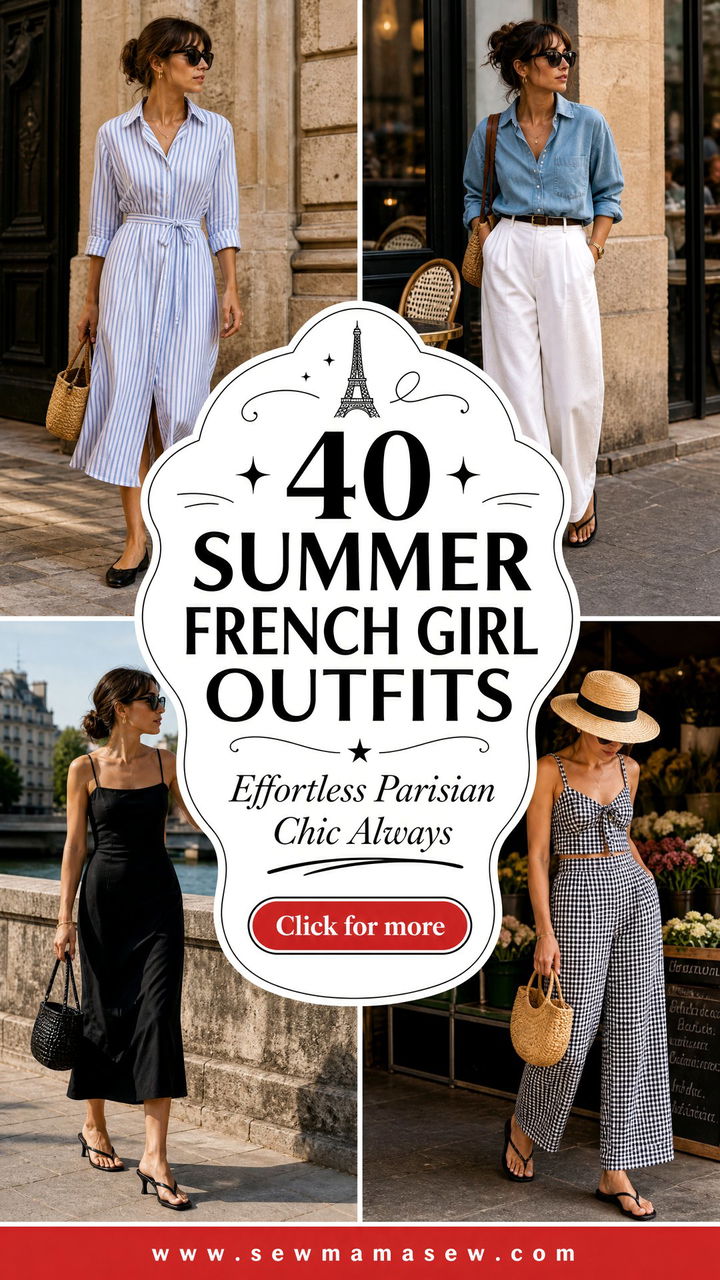 40 Summer French Girl Outfits for Effortless Parisian Chic - 40 Summer French Girl Outfits for Effortless Parisian Chic
