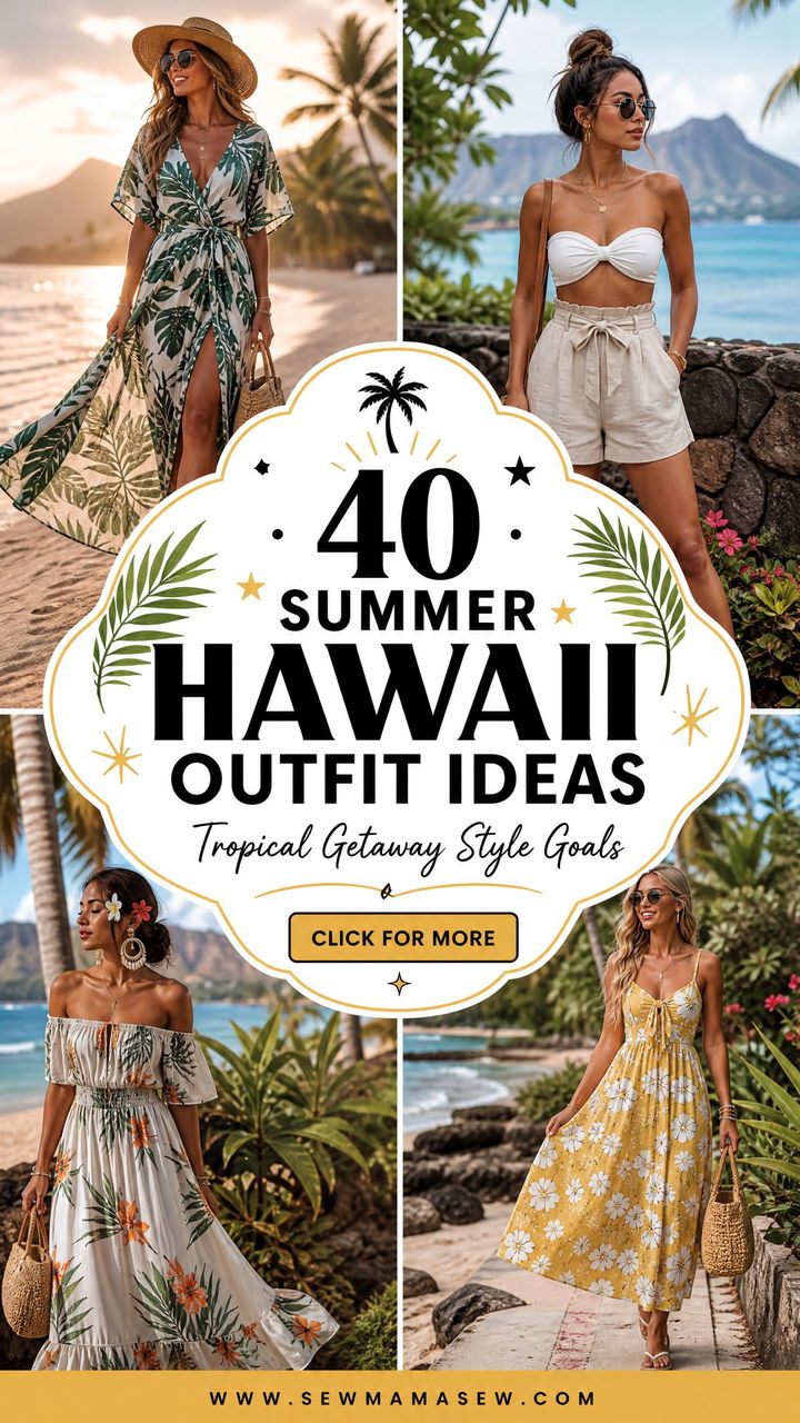 40 Summer Hawaii Outfit Ideas for Tropical Getaways - 40 Summer Hawaii Outfit Ideas for Tropical Getaways