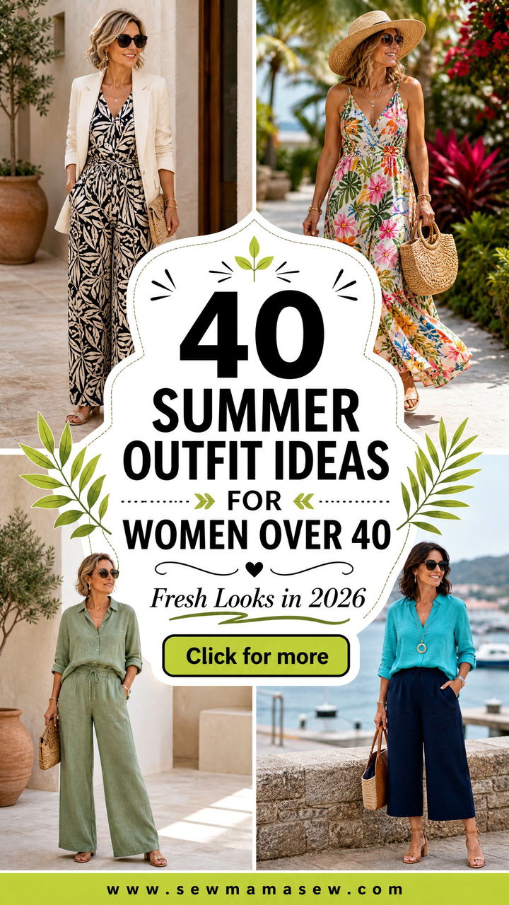 40 Summer Outfit Ideas for Women Over 40 in 2026 - 40 Summer Outfit Ideas for Women Over 40 in 2026