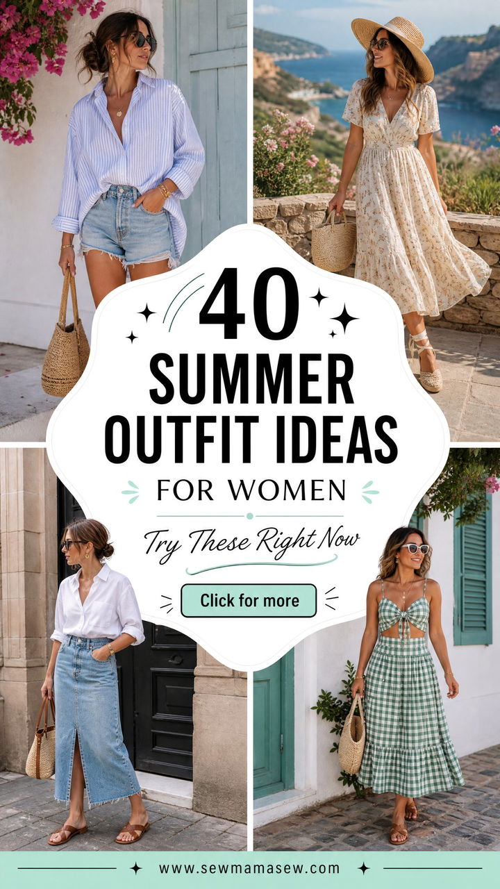 40 Summer Outfit Ideas for Women to Try Right Now - 40 Summer Outfit Ideas for Women to Try Right Now