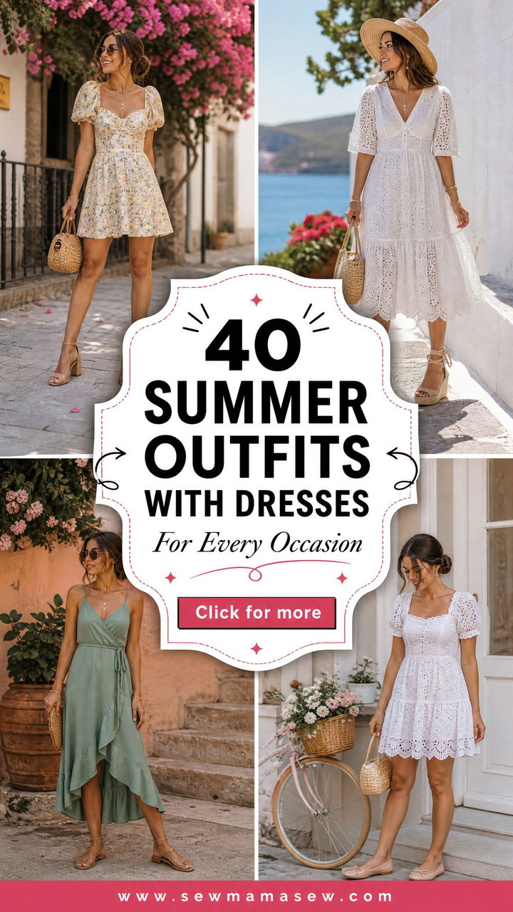 40 Summer Outfits With Dresses for Every Occasion - 40 Summer Outfits With Dresses for Every Occasion