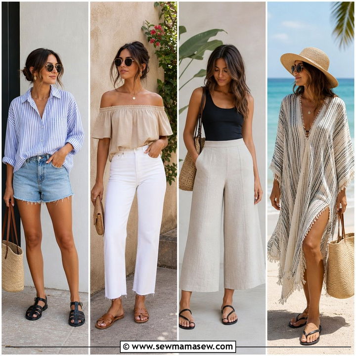 40 Summer Outfits With Sandals for Easy Chic Looks