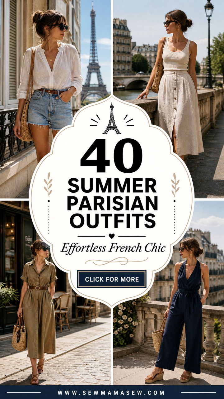 40 Summer Parisian Outfits for Effortless French Chic - 40 Summer Parisian Outfits for Effortless French Chic