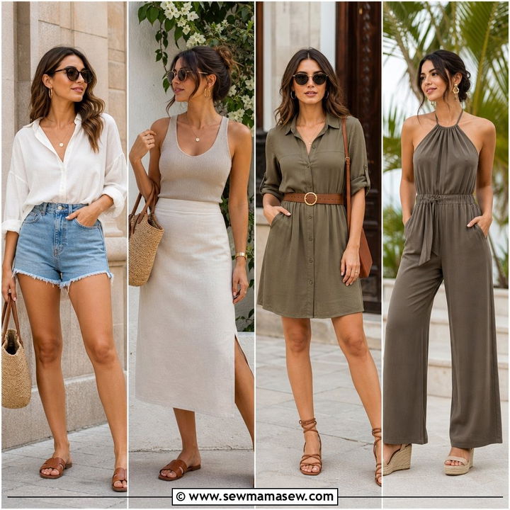 40 Summer Parisian Outfits for Effortless French Chic